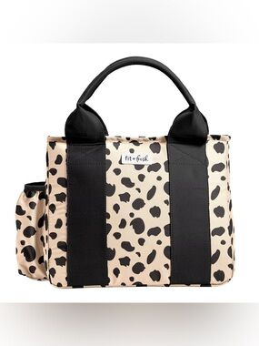 Fit & Fresh Leopard Print Lunch Tote Bag
